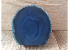 Agaat einde staand blauw