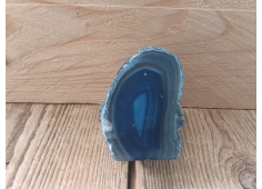 Agaat einde staand blauw