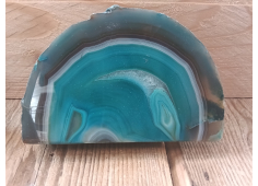 Agaat einde staand teal