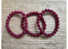 Rode agaat armband 8mm