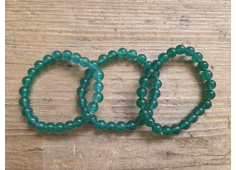 Groene agaat armband 8mm