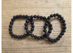 Lavasteen armband 8mm