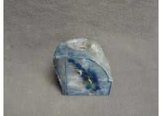 Agaat theelicht blauw