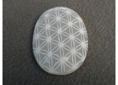 Seleniet zeepsteen flower of life