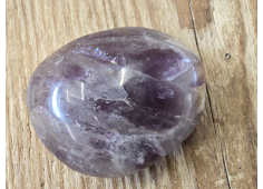 Elestial Smokey Amethist massage schijf