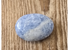 blauwe Calciet massage schijf