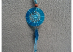 Schelp blauw 5 cm